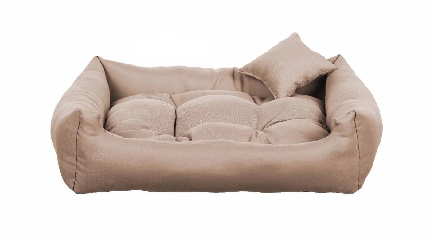 FAVRE Hundebett Comfy Nelo Beige Vlies & Schwamm