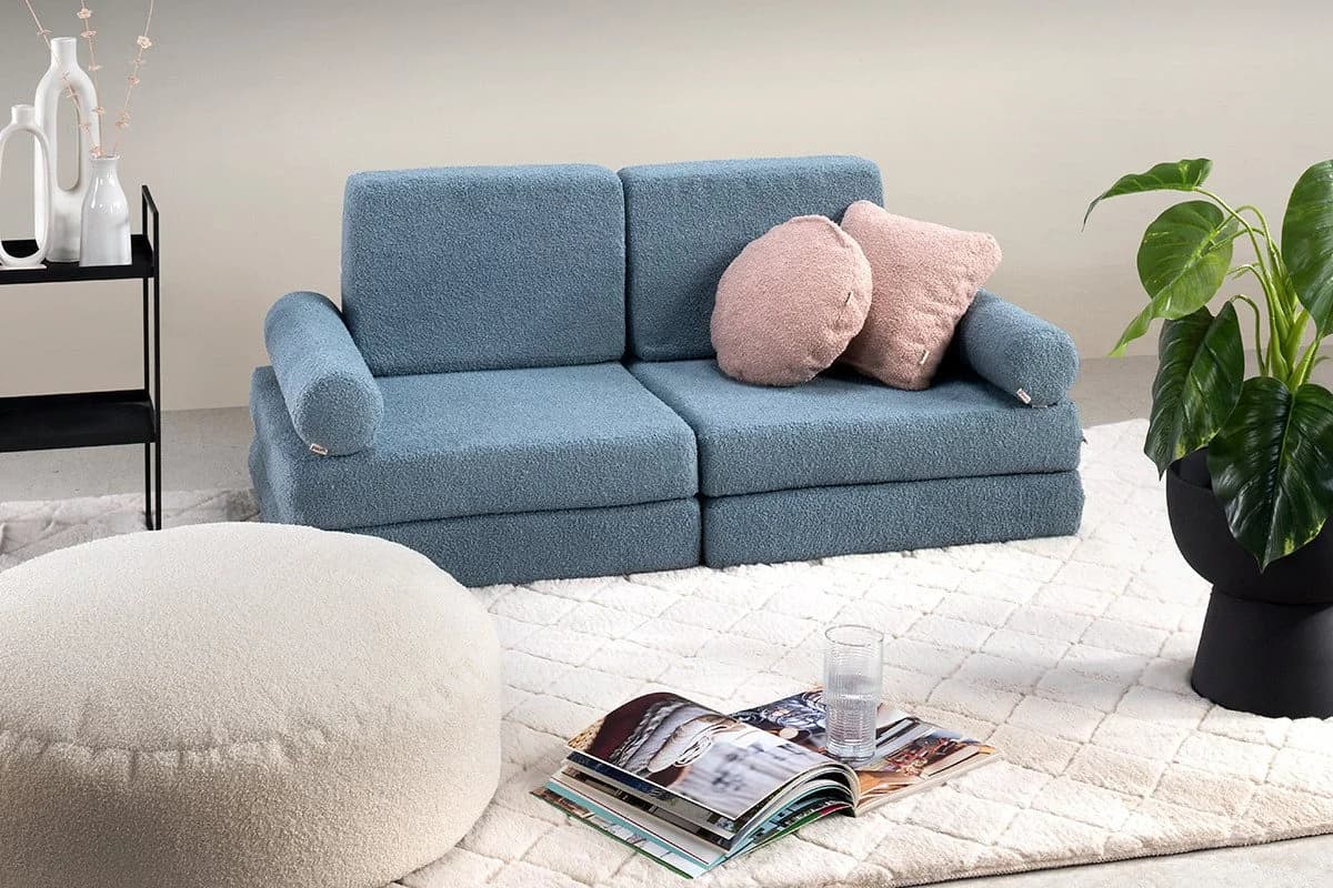 FAVRE Kindersofa KIDS MIKI Beige Schaumstoff