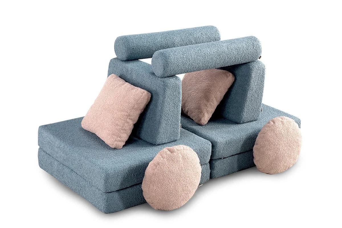 FAVRE Kindersofa KIDS MIKI Beige Schaumstoff - Bild 5