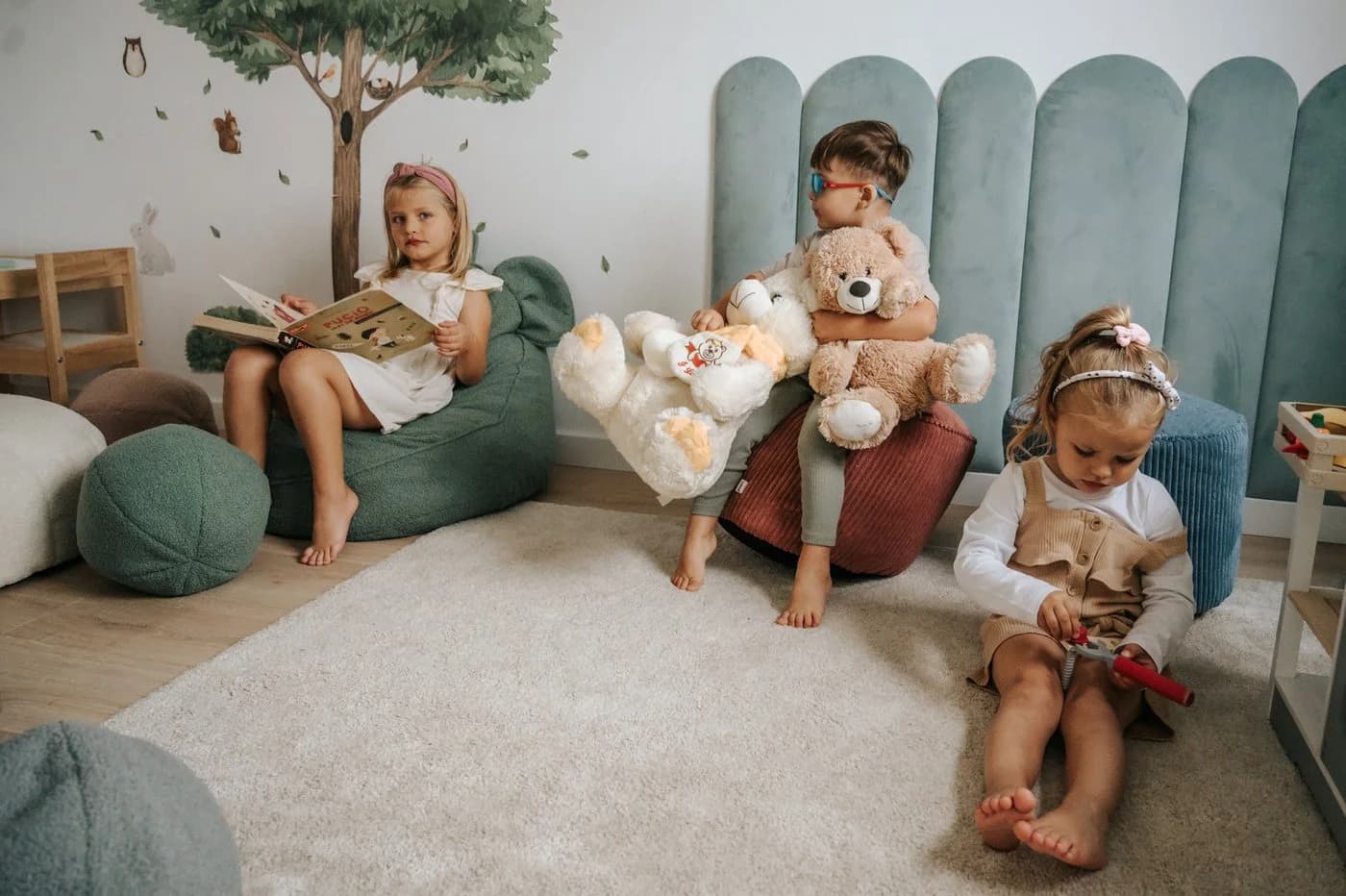 FAVRE Sitzsack KIDS „Miki“ Beige - Bild 5