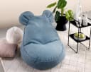 FAVRE Sitzsack KIDS Kinder Sitzsack mit Ohren Beige Bild 1