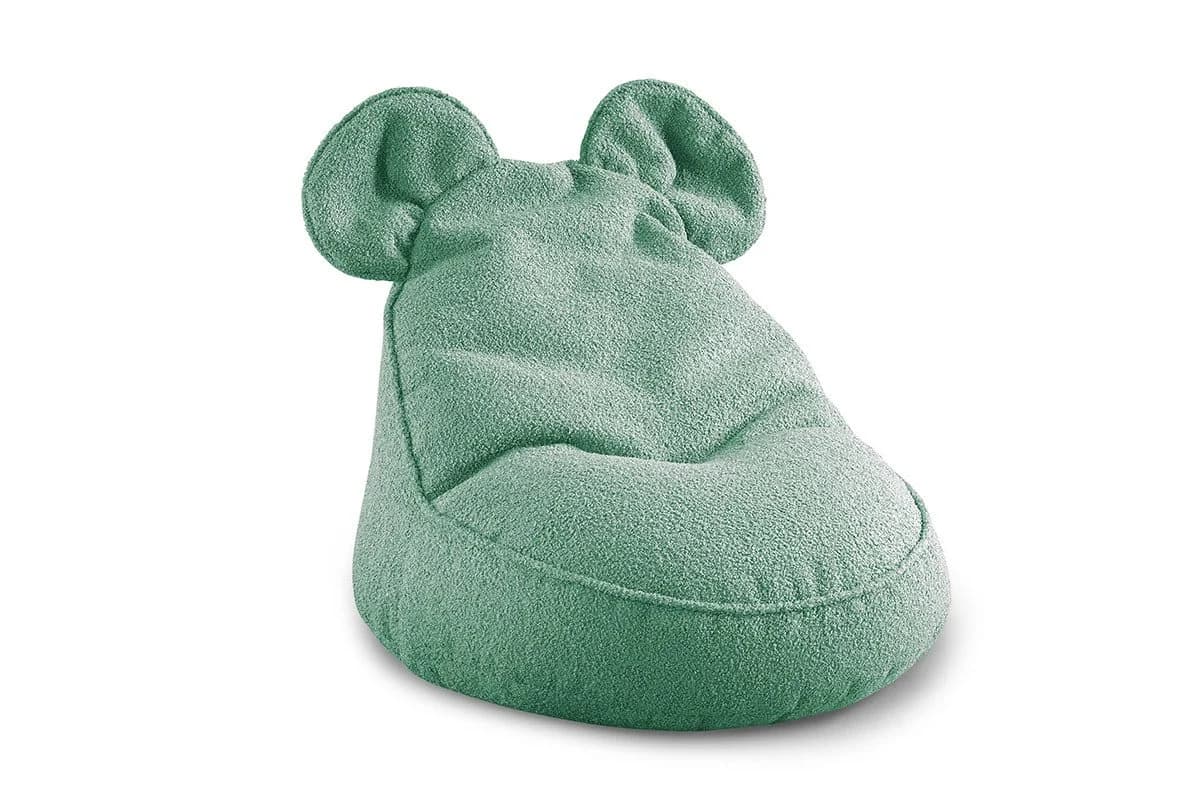 FAVRE Sitzsack KIDS Kinder Sitzsack mit Ohren - Beige/Blau/Rosa/Grau - Bild 2