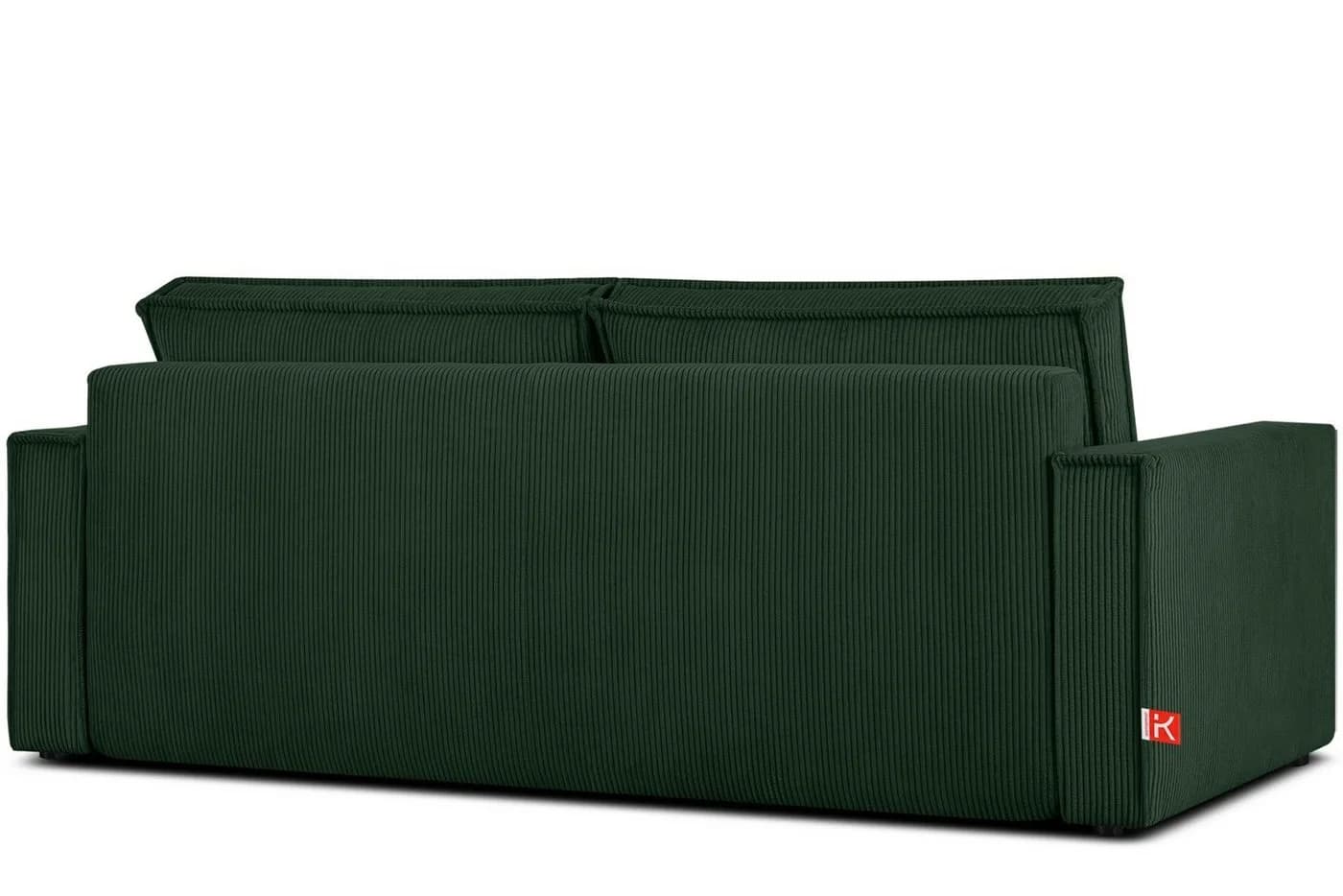 KONSIMO® 3-Sitzer NAPI Sofa mit Schlaffunktion & Bettkasten Dunkelgrün - Bild 5