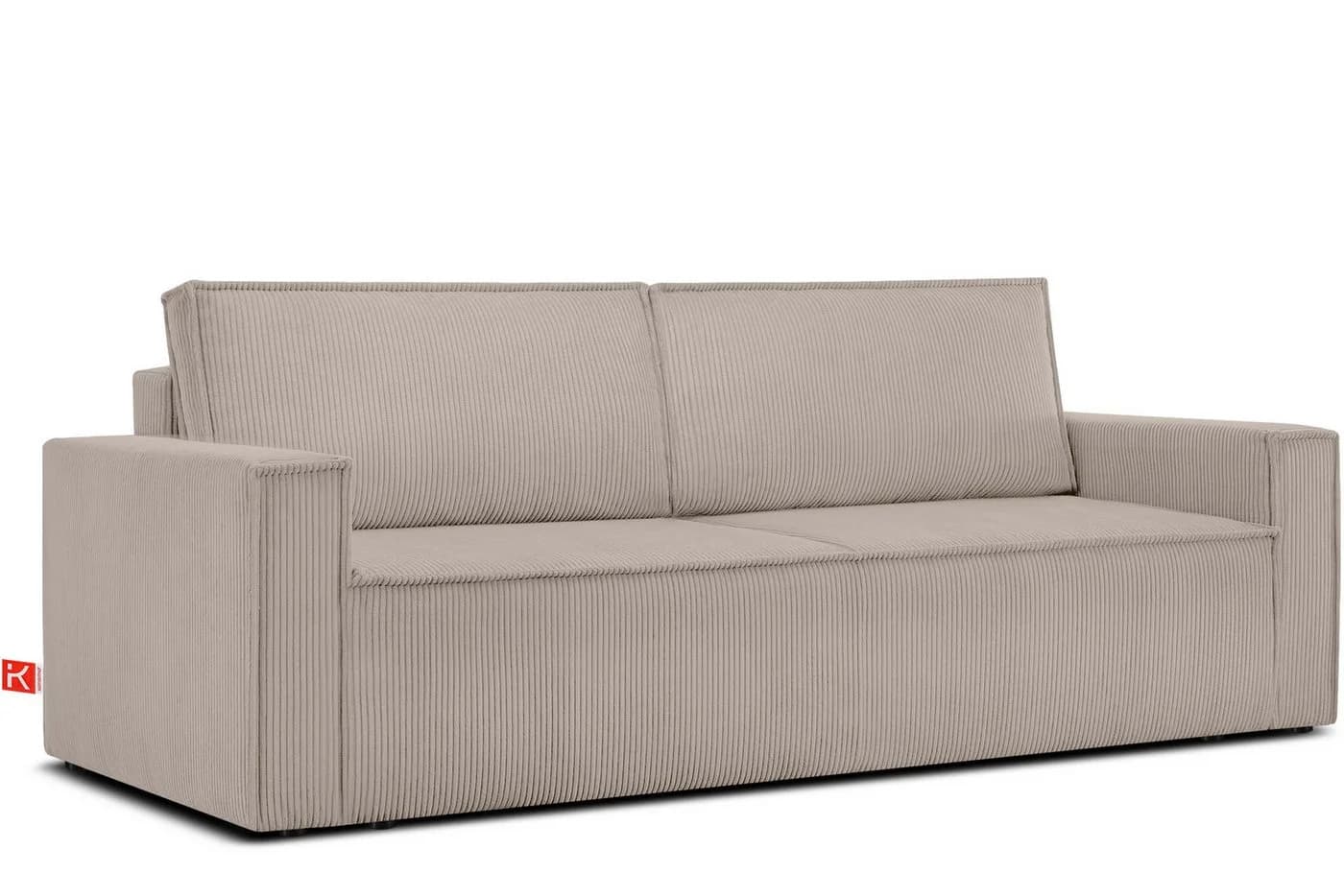KONSIMO® 3-Sitzer NAPI Sofa mit Schlaffunktion & Bettkasten Beige - Bild 2