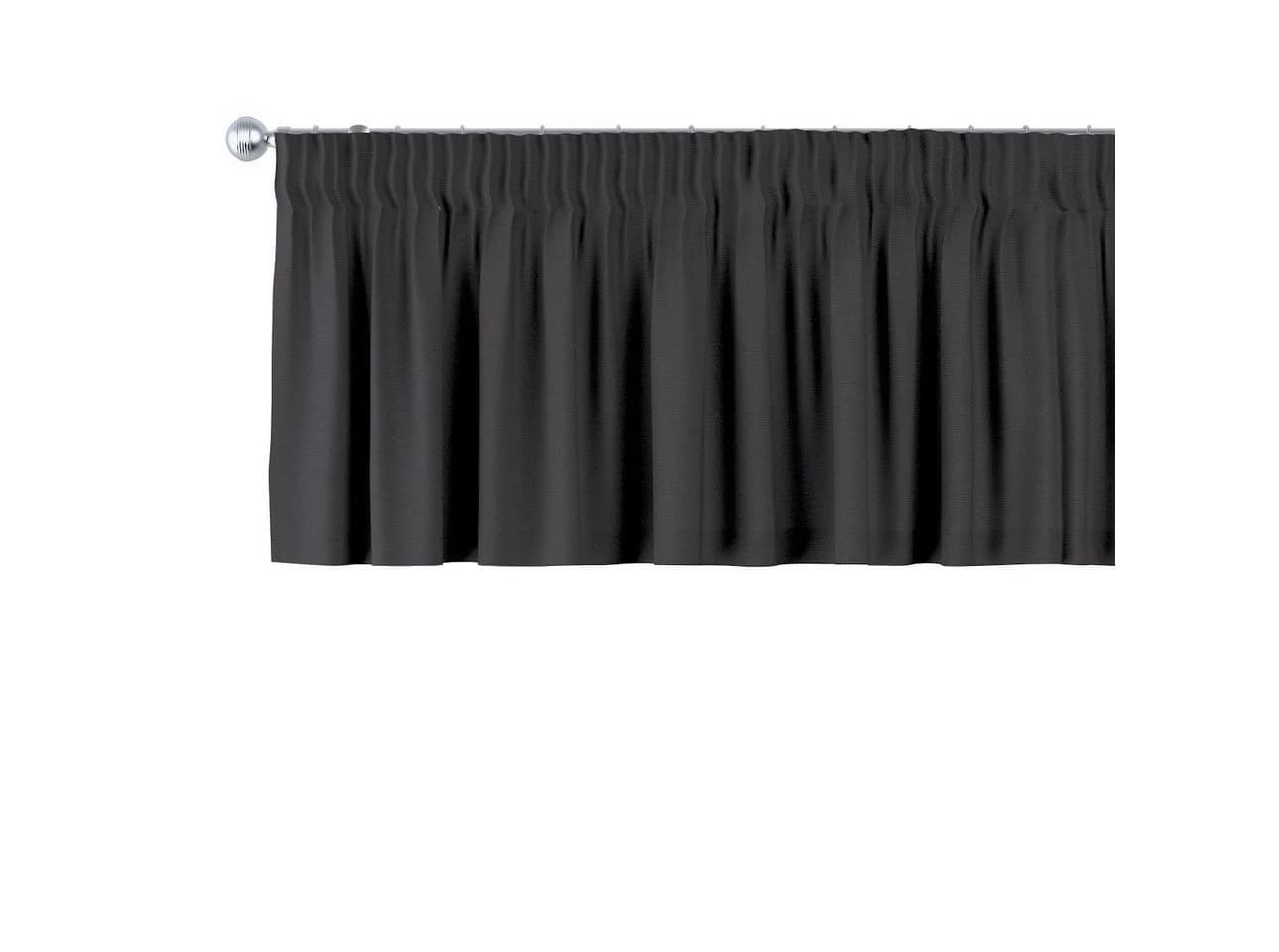 Dekoria Vorhang mit Kräuselband 130 x 40 cm Cotton Panama Grau - Bild 2