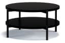 KONSIMO® Couchtisch GERIS Schwarz Modern Loft-Stil mit Ablagefach Bild 2