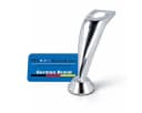 MS Beschläge Möbelfuß 120mm Chrom glänzend Metall Bild 1