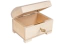 Creative Deco Holzkiste Schatztruhe mit Schloss und Deckel Bild 2