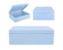 Creative Deco Holzkiste mit Deckel 40x30x14 cm Erinnerungsbox Baby Bild 5