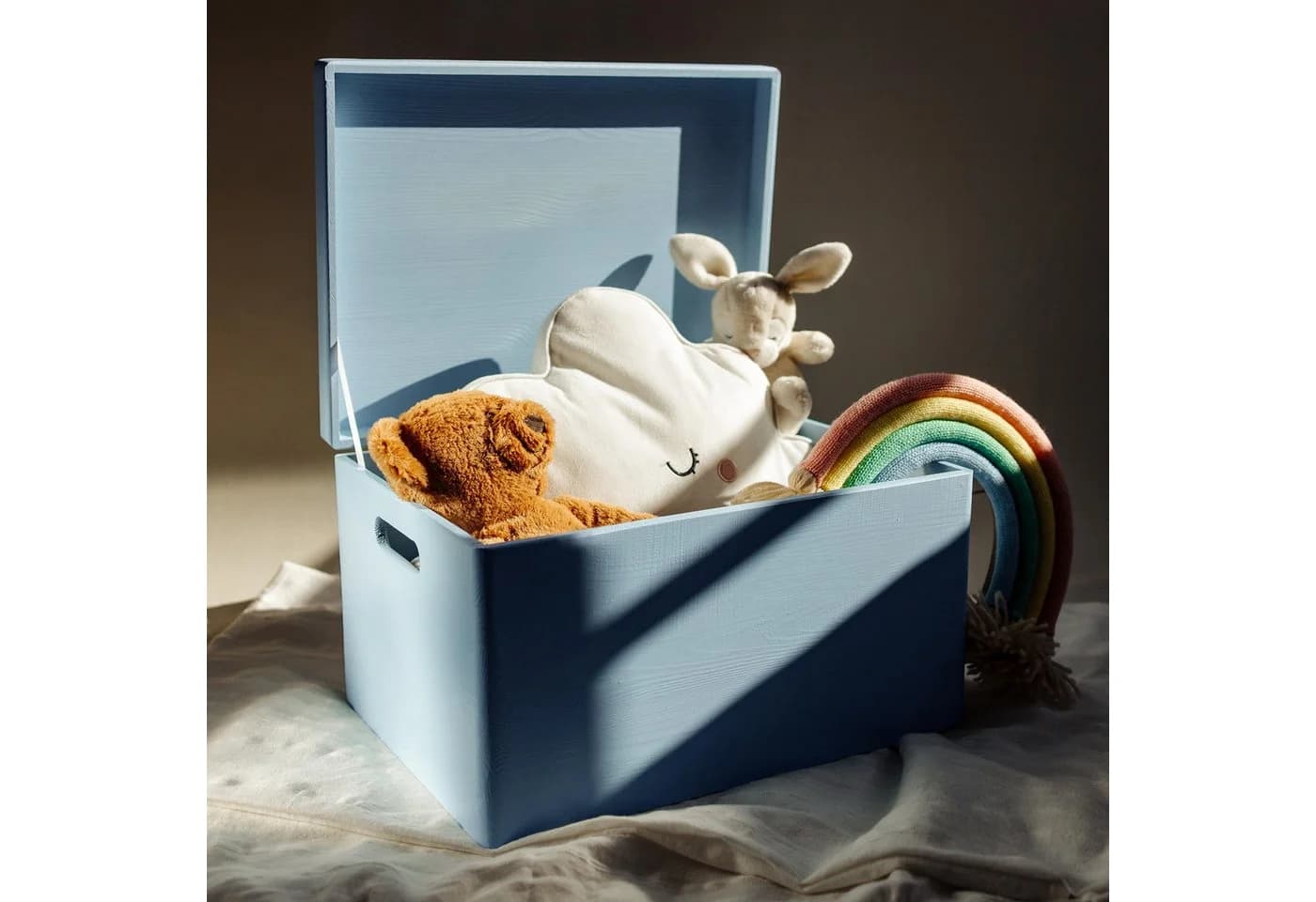Creative Deco Holzkiste mit Deckel XXL
