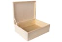 Creative Deco Unlackierte Holzkiste mit Deckel als Erinnerungsbox Bild 2