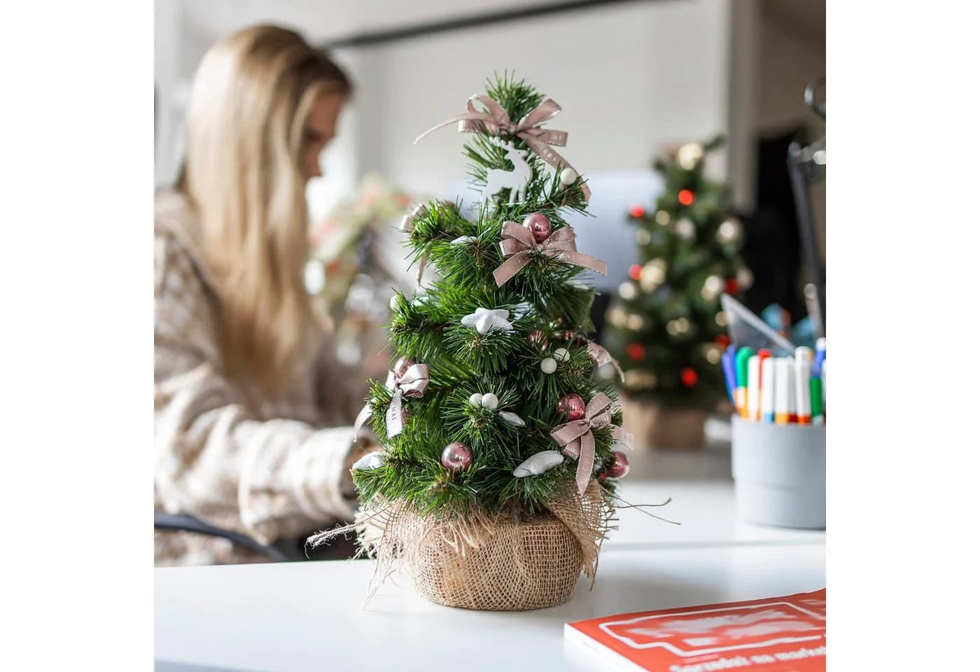Creative Home Kleiner Künstlicher Weihnachtsbaum Tannenbaum - Bild 3