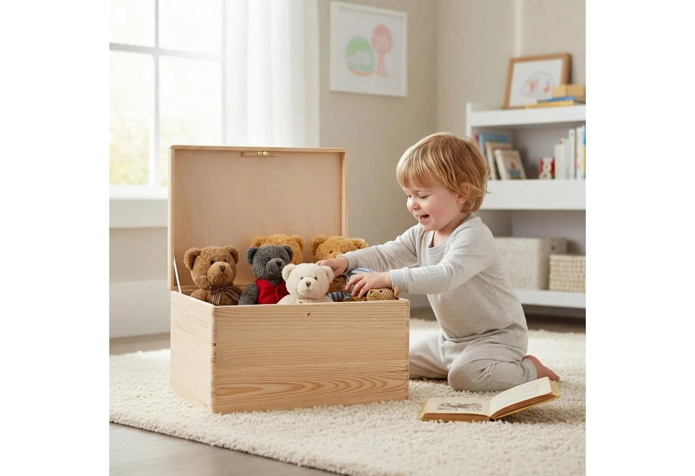 Creative Deco Aufbewahrungsbox mit Schloss