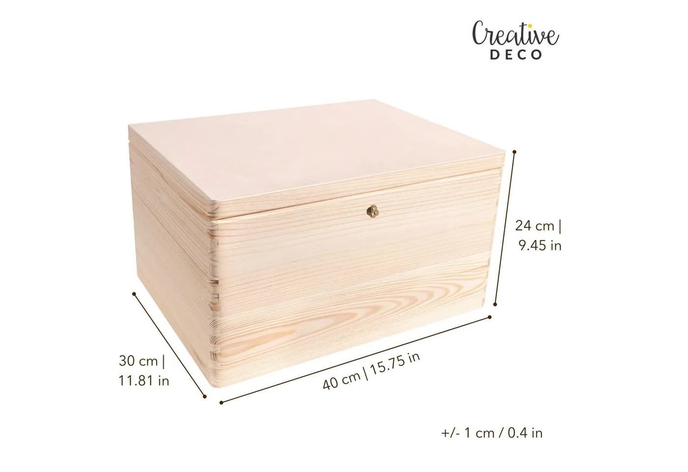 Creative Deco Aufbewahrungsbox mit Schloss - Bild 3