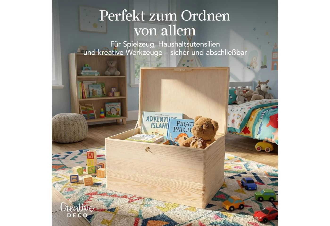 Creative Deco Aufbewahrungsbox mit Schloss - Bild 4
