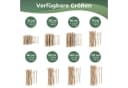 Creative Home Staketenzaun Haselnusszaun Lattenabstand 7-9 cm Bild 3