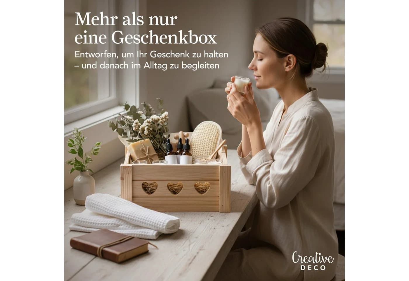 Creative Deco Holzkiste Geschenk Obstkiste Deko - Bild 5