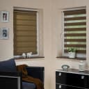 MDEKOR Doppelrollo Beige Stufenlos Verstellbar Bild 4