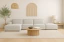 Kaiser Möbel Ecksofa Cursal Modulares L-Sofa Beige Bild 2
