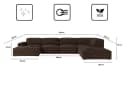 Kaiser Möbel Ecksofa Cursal V Braun Modulares Design Bild 3