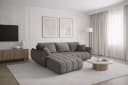 Kaiser Möbel Ecksofa TOKYO PREMIUM Velours Monolith Bild 2