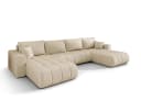 Kaiser Möbel Ecksofa U-Form MILO U PREMIUM mit Schlaffunktion und Bettkasten Bild 1