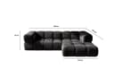 Kaiser Möbel Ecksofa AVERRO Premium-Velours Bluvel Bild 3