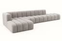 Kaiser Möbel Ecksofa GRAND L mit Hocker, Modulares L-Ecksofa, Premium-Velours Salvador Bild 1