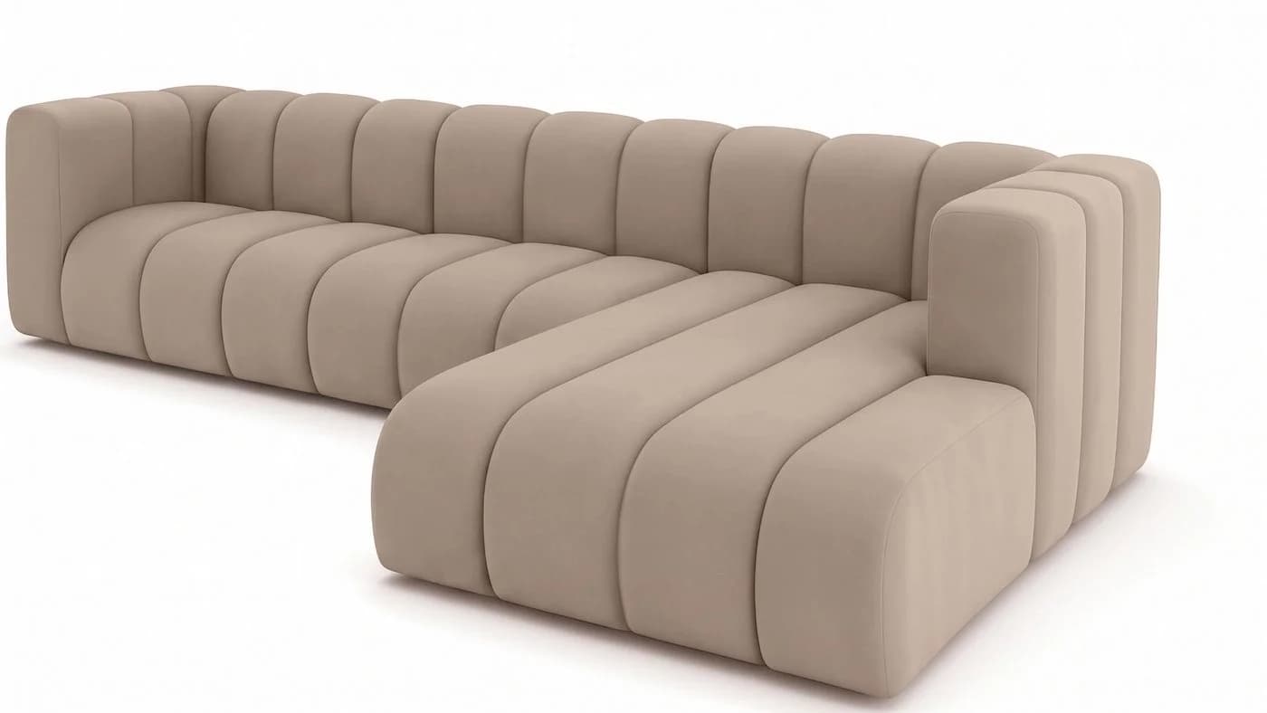 Kaiser Möbel Ecksofa Salvador Grand L 318 cm Premium-Samt - Bild 3