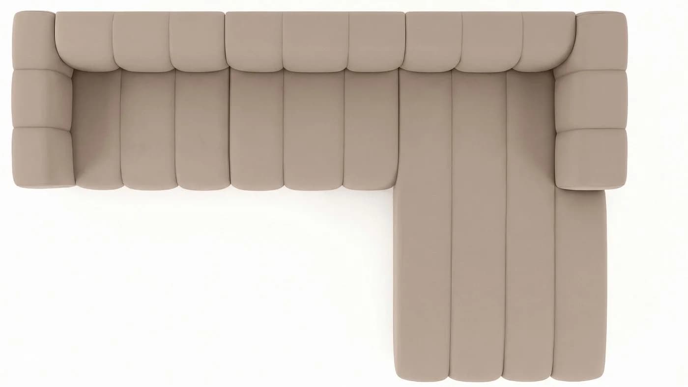 Kaiser Möbel Ecksofa Salvador Grand L 318 cm Premium-Samt - Bild 4