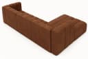 Kaiser Möbel Ecksofa Salvador Grand L 318 cm Modern Samt Braun Bild 4