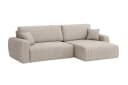 Kaiser Möbel Ecksofa mit Schlaffunktion und Bettkasten Ariel L Cord-Sofa aus Stoff Poso Bild 3