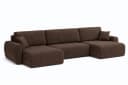 Kaiser Möbel Ecksofa Ariel U Cordstoff Poso U-Form Bild 3