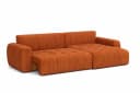 Kaiser Möbel Ecksofa Ivo L mit Schlaffunktion und Bettkasten Cordstoff Orange Bild 4