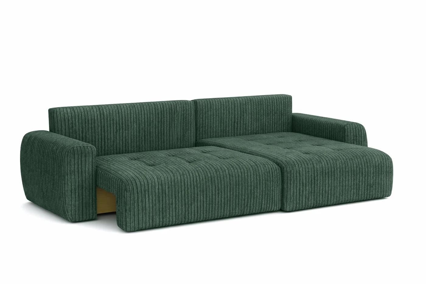 Kaiser Möbel Ecksofa Ivo L Cordstoff Poso Schlaffunktion Bettkasten - Bild 4