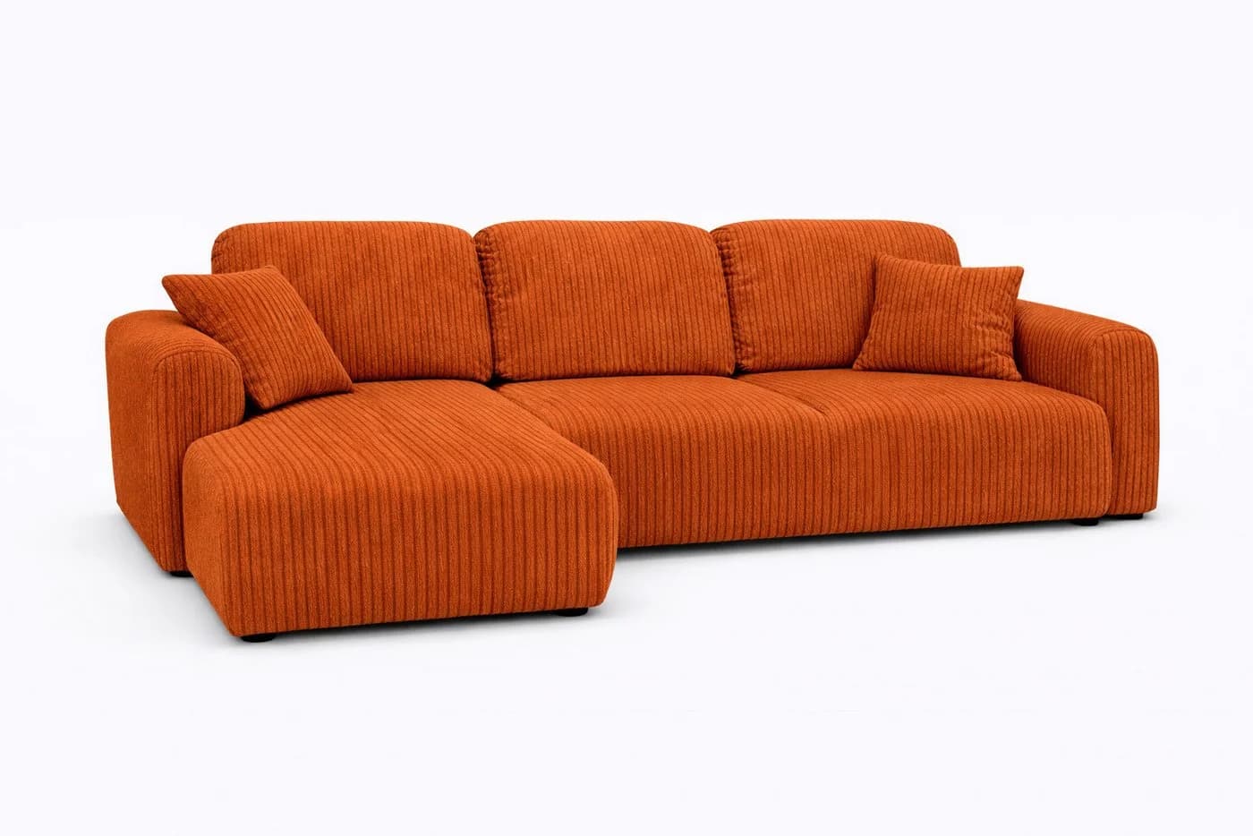 Kaiser Möbel Ecksofa Bingo L mit Schlaffunktion und Bettkasten Cordstoff Poso - Bild 3