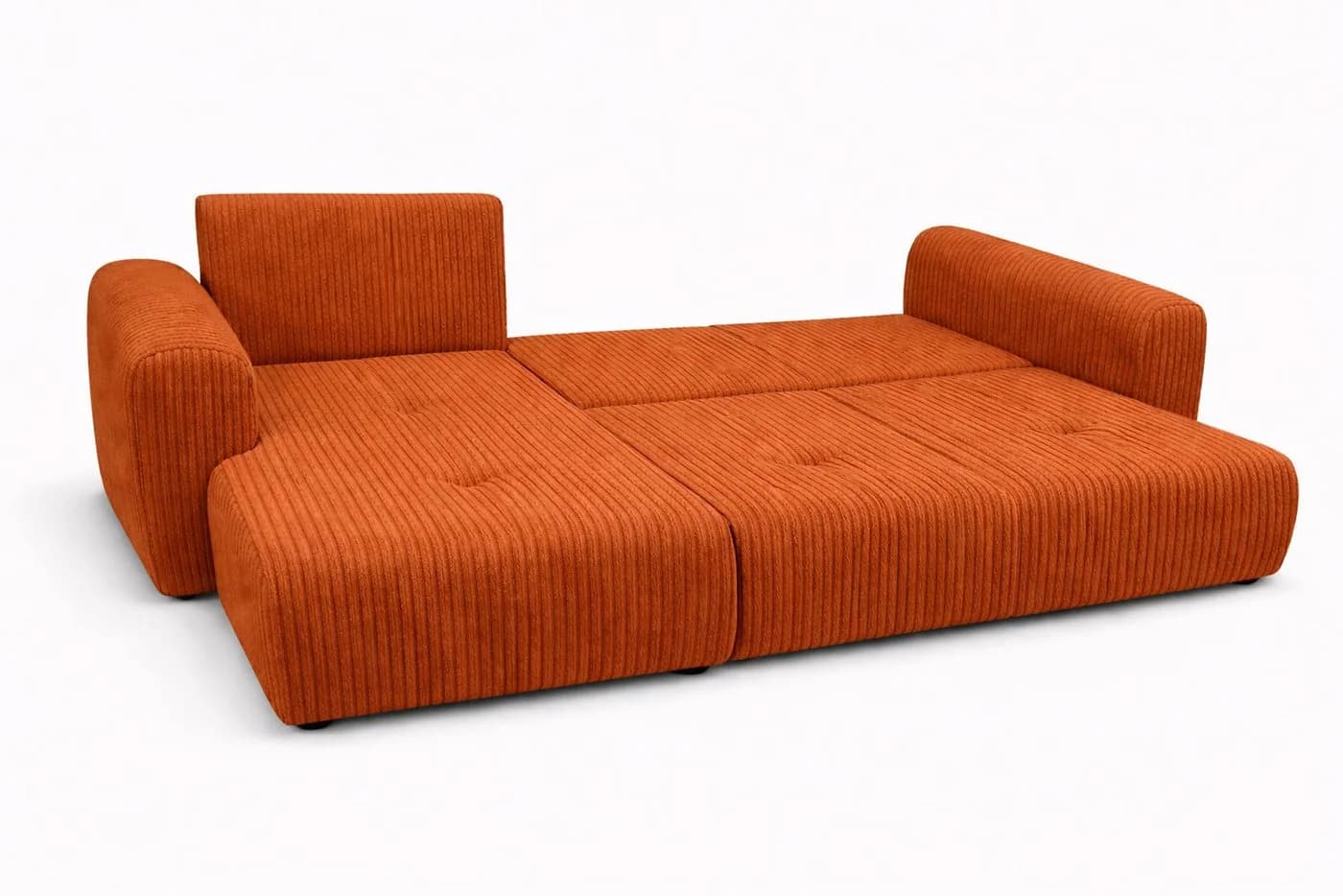 Kaiser Möbel Ecksofa Bingo L mit Schlaffunktion und Bettkasten Cordstoff Poso - Bild 4