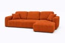 Kaiser Ecksofa Bingo L mit Bettkasten & Schlaffunktion Cord Poso Bild 3