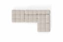Kaiser Möbel Ecksofa Selia L mit Hocker, Beige, Bouclé-Stoff Abriamo Bild 4