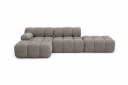 Kaiser Möbel Ecksofa Selia L mit Hocker, Braun, Bouclé-Stoff Bild 1