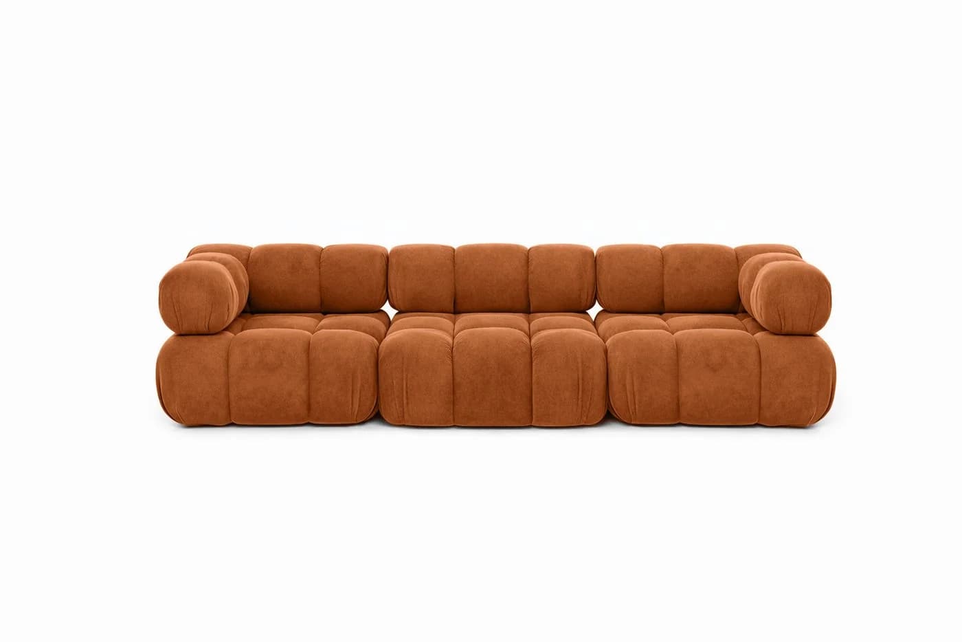 Kaiser Möbel Selia 3-Sitzer-Sofa Braun Veloursstoff Salvador Modern - Bild 3