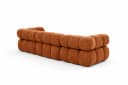 Kaiser Möbel Selia 3-Sitzer-Sofa Braun Veloursstoff Salvador Modern Bild 5
