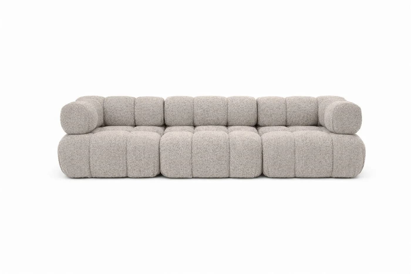 Kaiser Möbel Selia 3-Sitzer-Sofa Beige Bouclé Abriamo - Bild 3