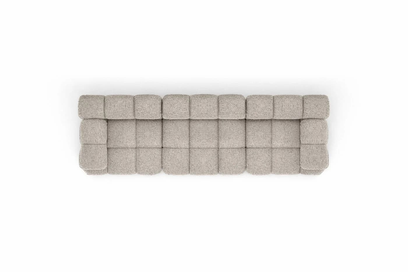 Kaiser Möbel Selia 3-Sitzer-Sofa Beige Bouclé Abriamo - Bild 4