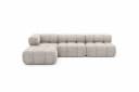 Kaiser Möbel Ecksofa L-Form Beige Bouclé Abriamo Selia Bild 1