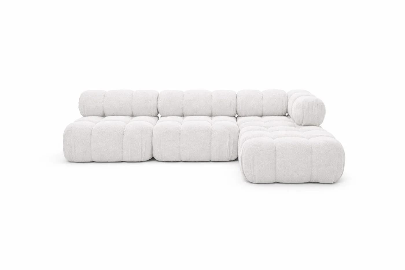 Kaiser Möbel Ecksofa Selia L-Form Bouclé Abriamo Beige Modern