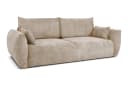 Kaiser Möbel Schlafsofa Zephira mit Bettkasten Chenille-Stoff FLOW Beige Bild 3