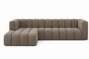 Kaiser Möbel Ecksofa Salvador Grand L Dunkelbeige Samt Bild 1