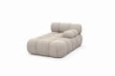 Kaiser Möbel Chaiselongue modular Beige Bouclé Abriamo Selia Bild 1
