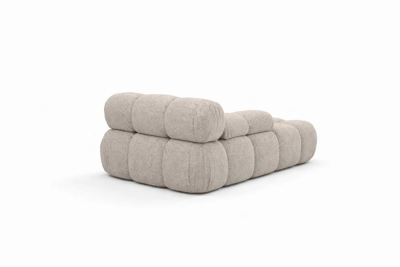 Kaiser Möbel Chaiselongue modular Beige Bouclé Abriamo Selia - Bild 5